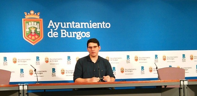 El portavoz de Imagina Burgos, Raúl Salinero.